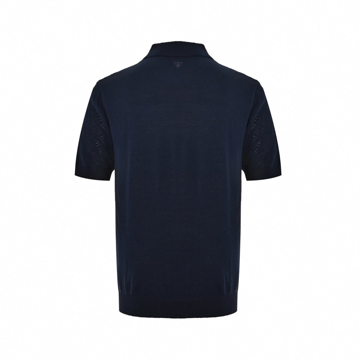 Pointelle FF Monogram Knit Polo | Navy