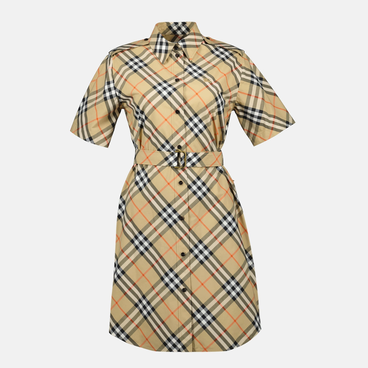 Check Shirt Dress