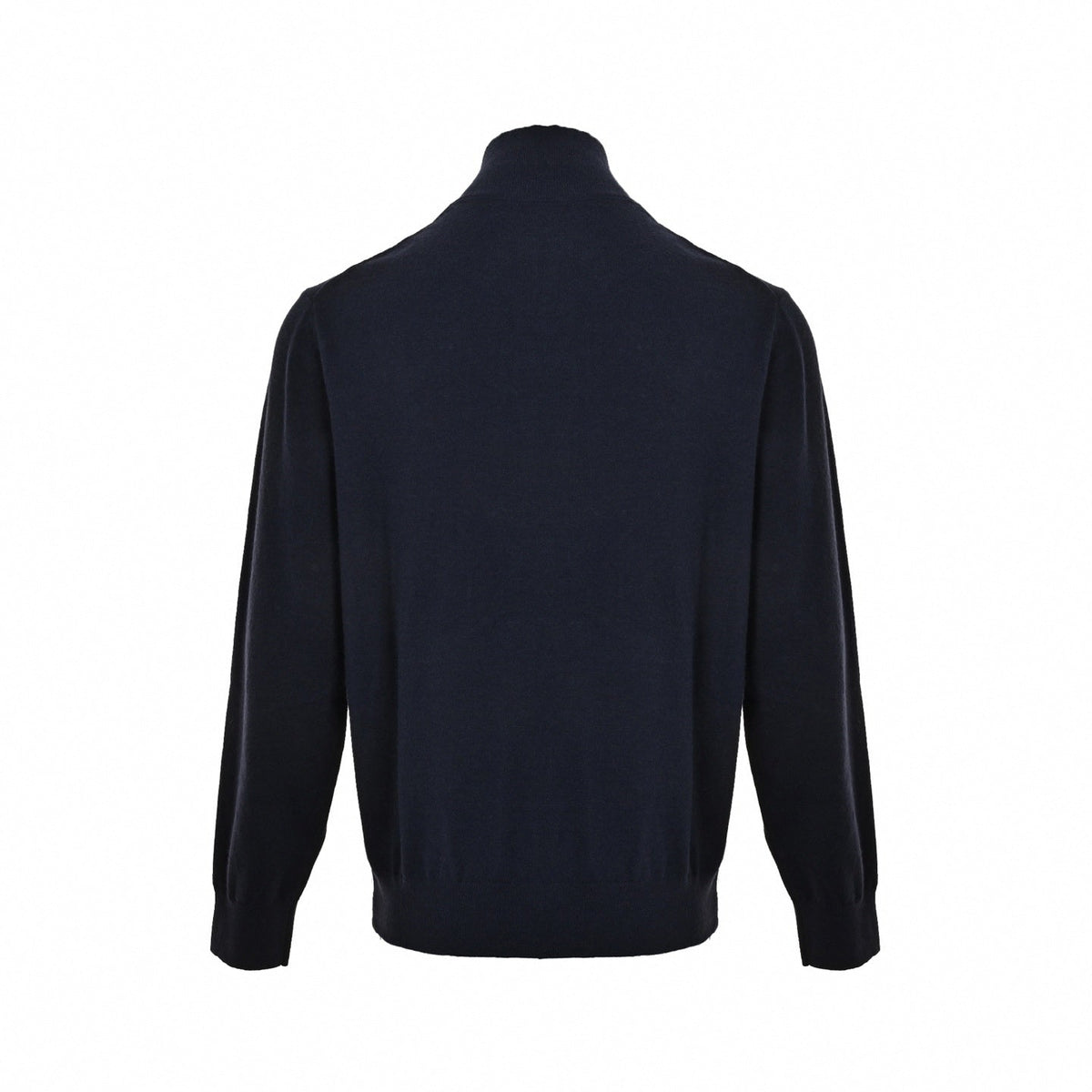Equestrian Knight Quarter-Zip Knit Sweater