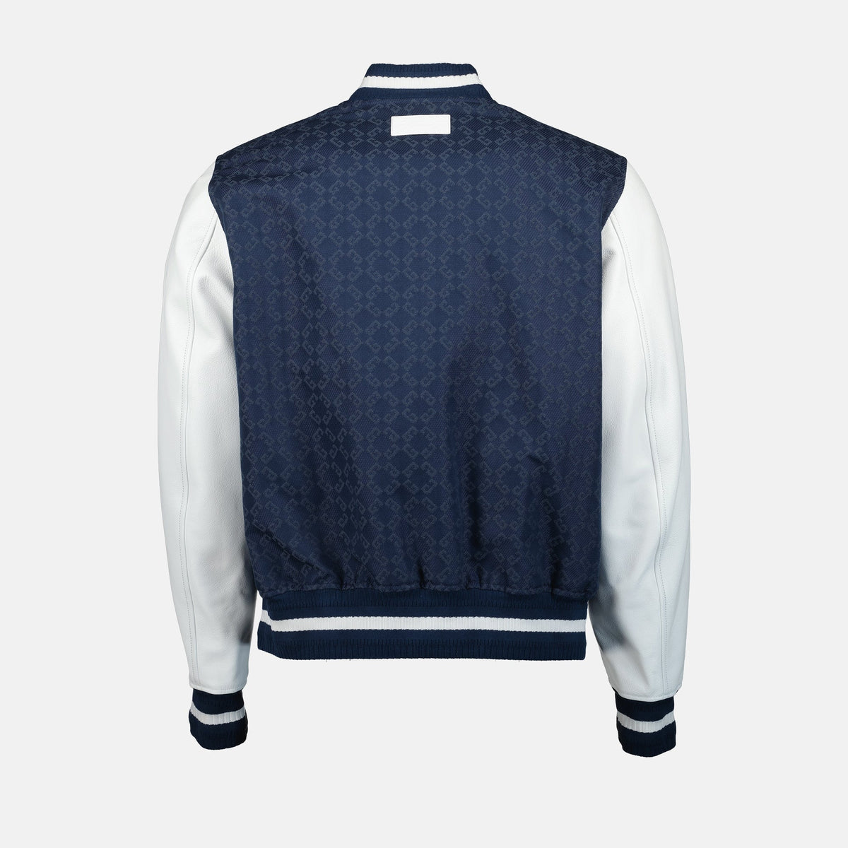 Denim Varsity Bomber