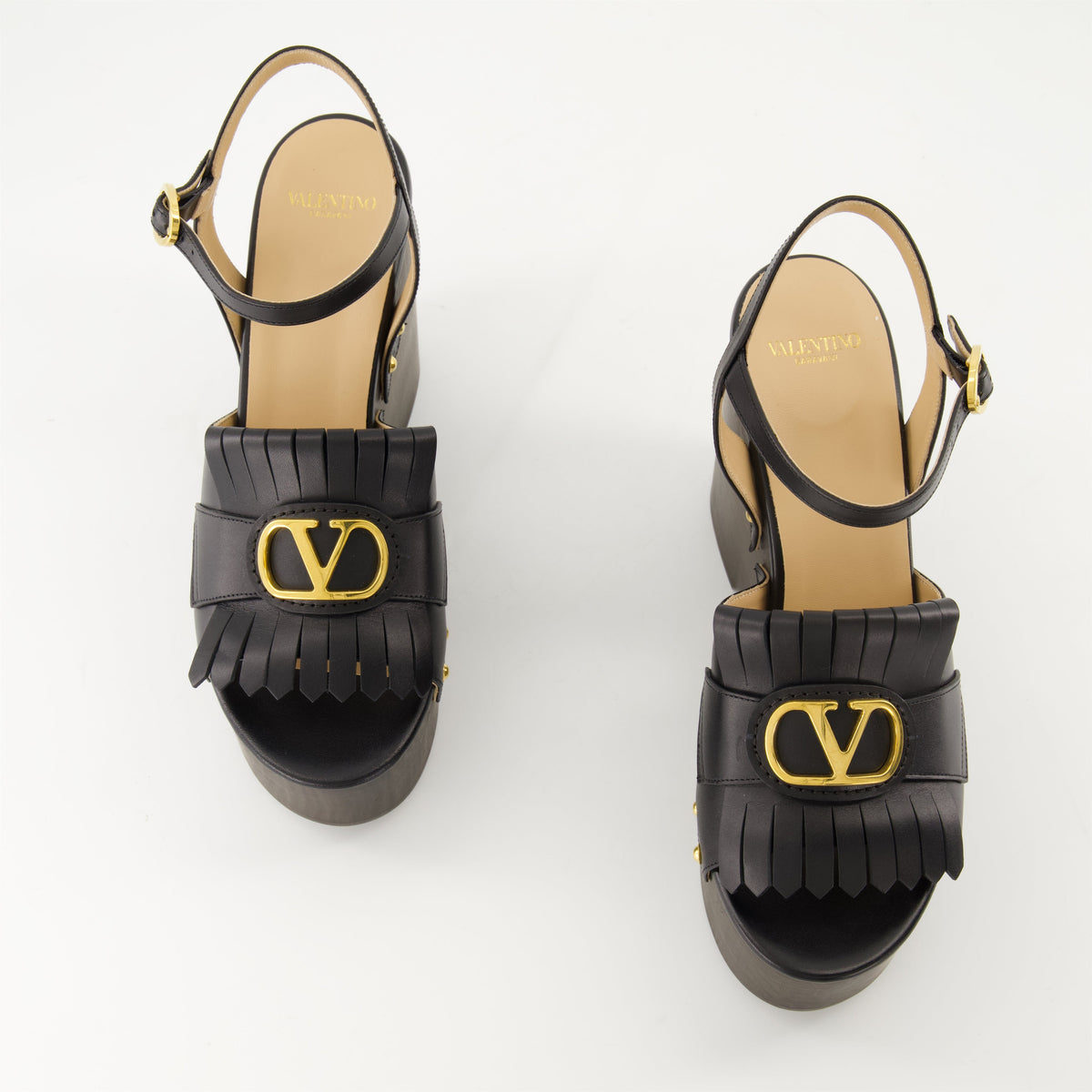 VLogo Wedge Sandals