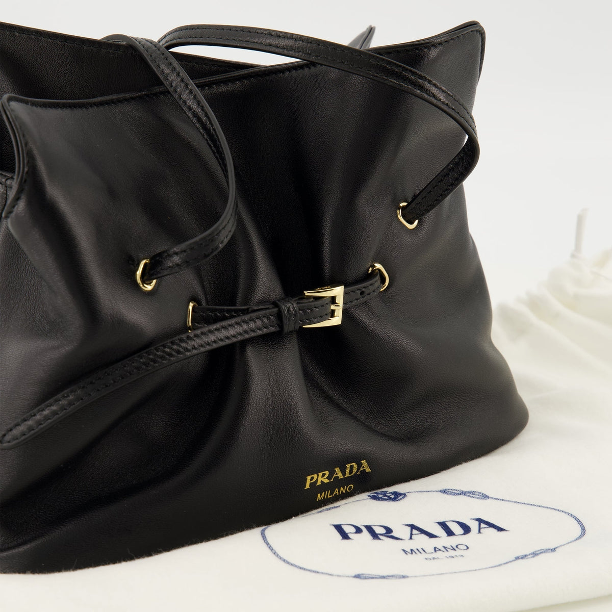 Small Dada Black Leather Bag