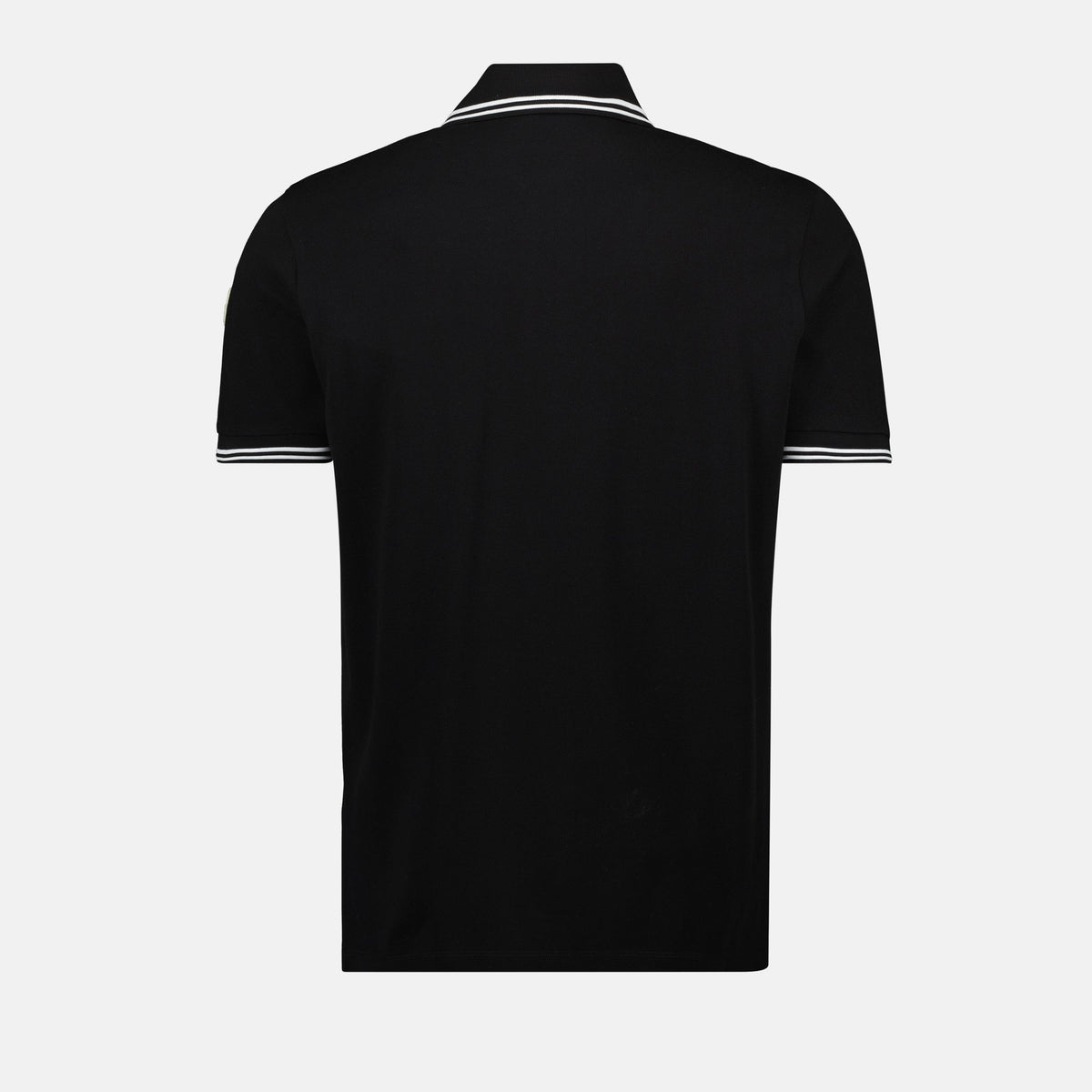 Polo with Striped Borders