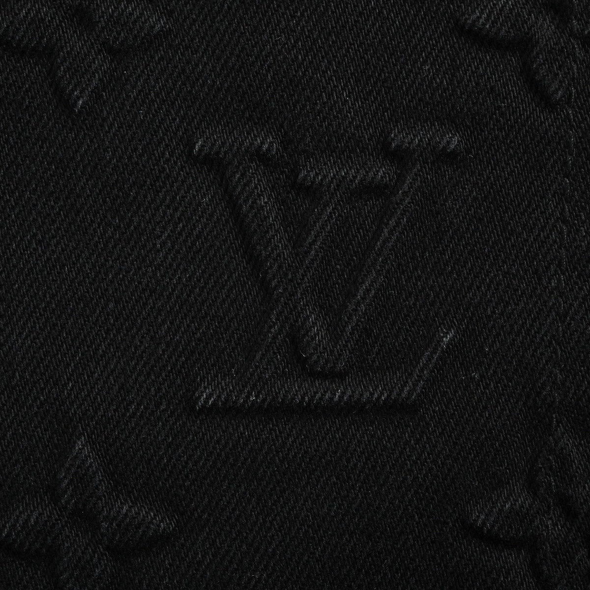 Embossed Monogram Carpenter Shorts | Black