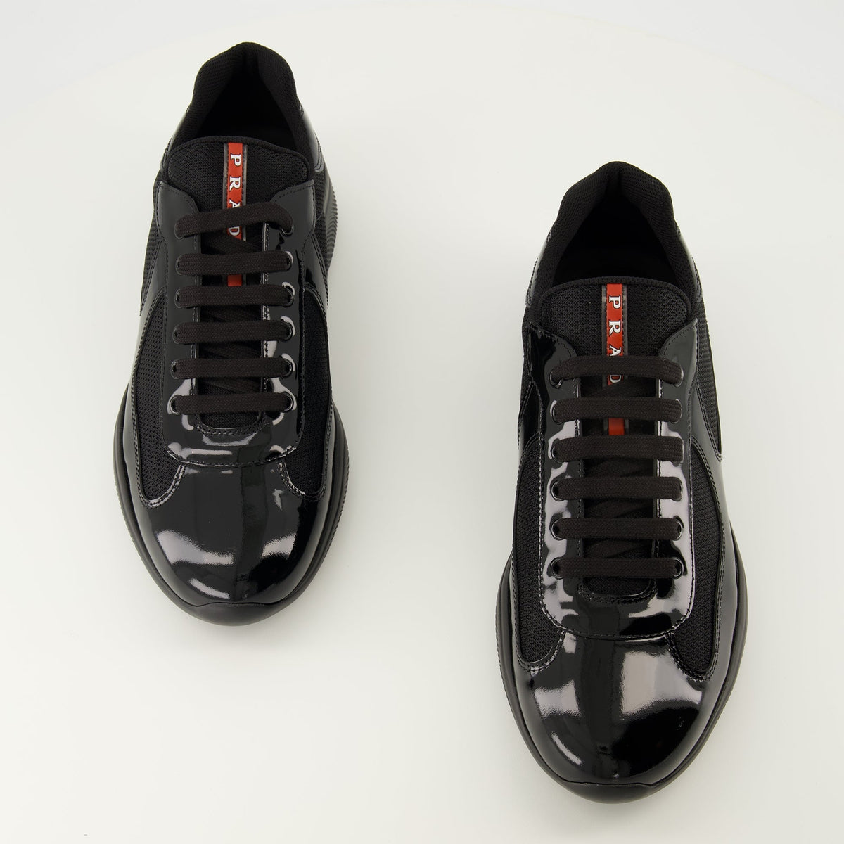 Prada America's Cup Black Sneakers