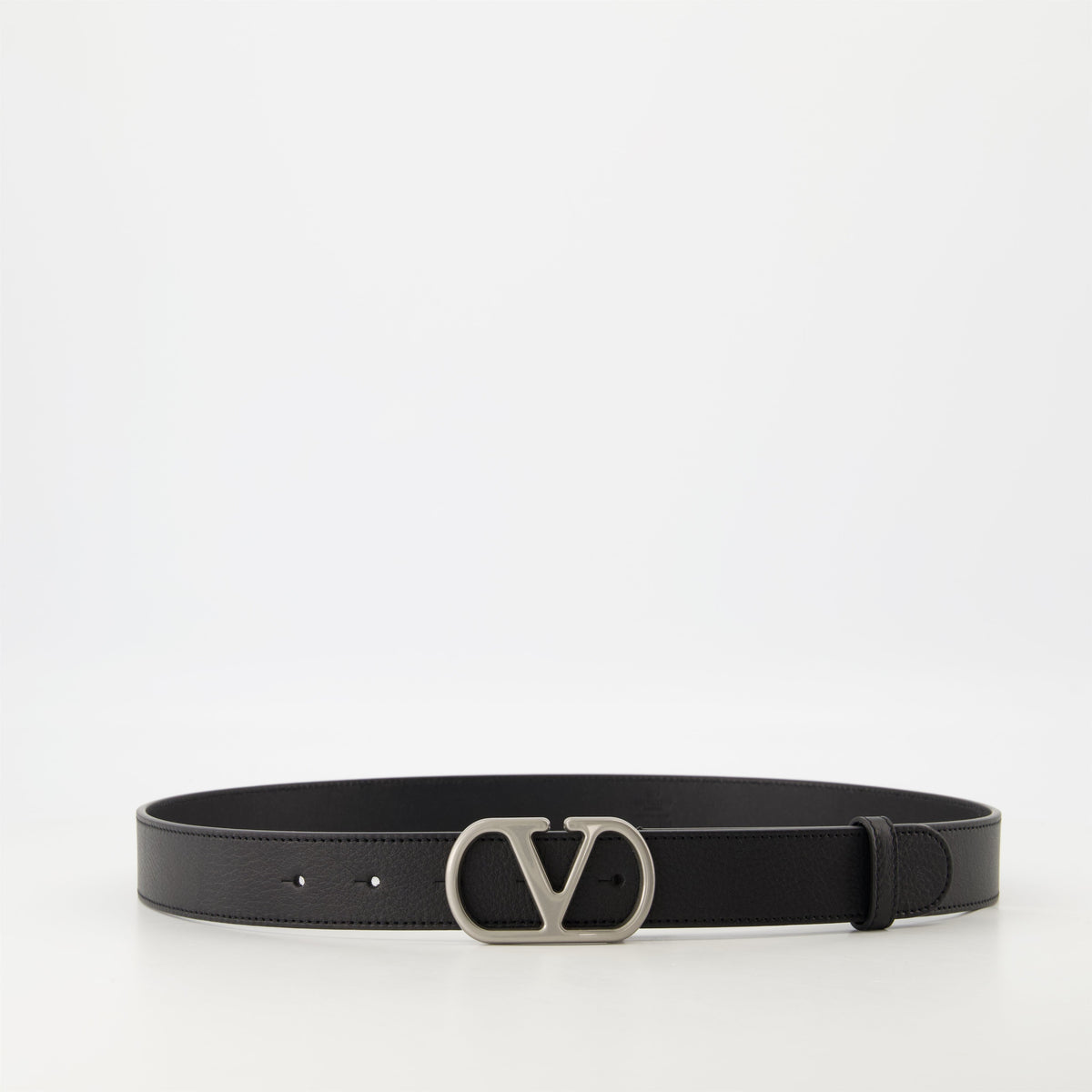 VLogo Leather Belt