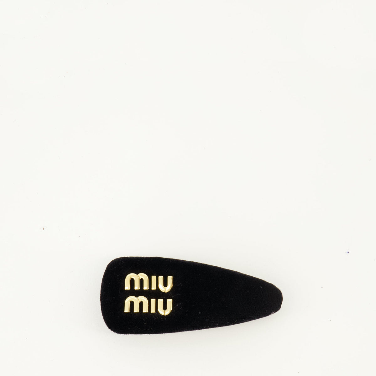 Black Velvet Hair Clip