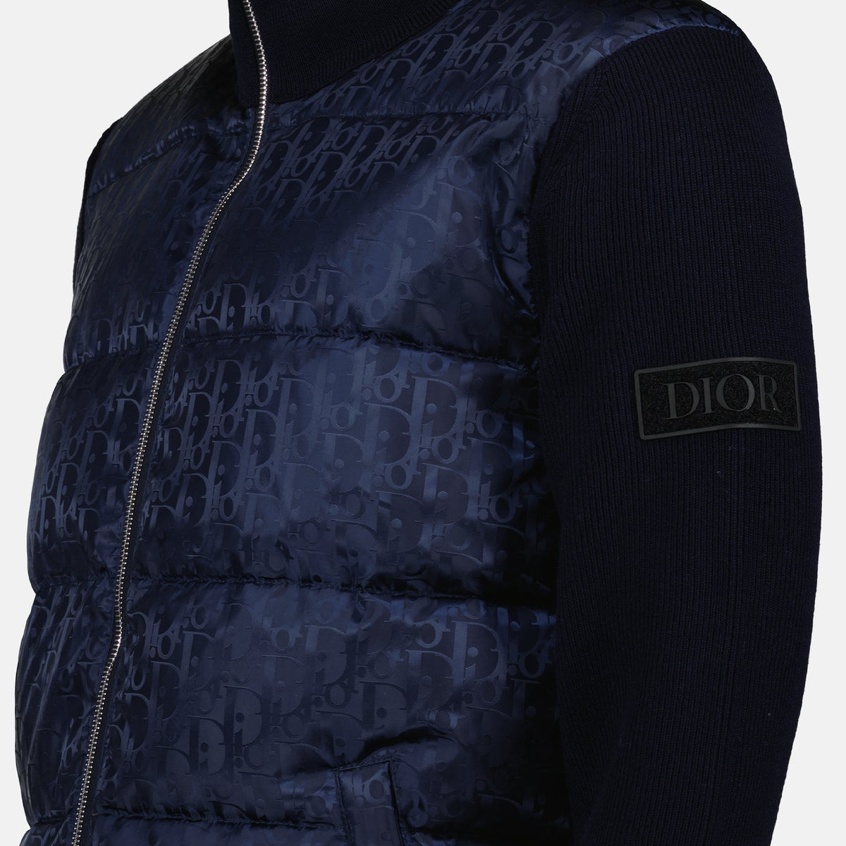Bi-material jacket Oblique
