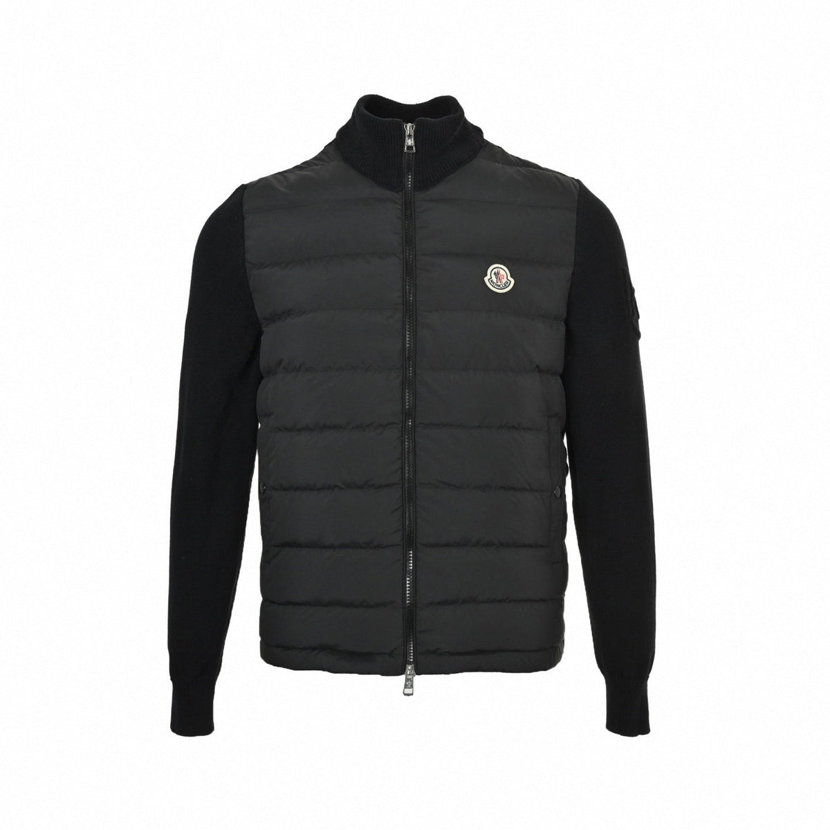 Hybrid Wool Knit Down Cardigan