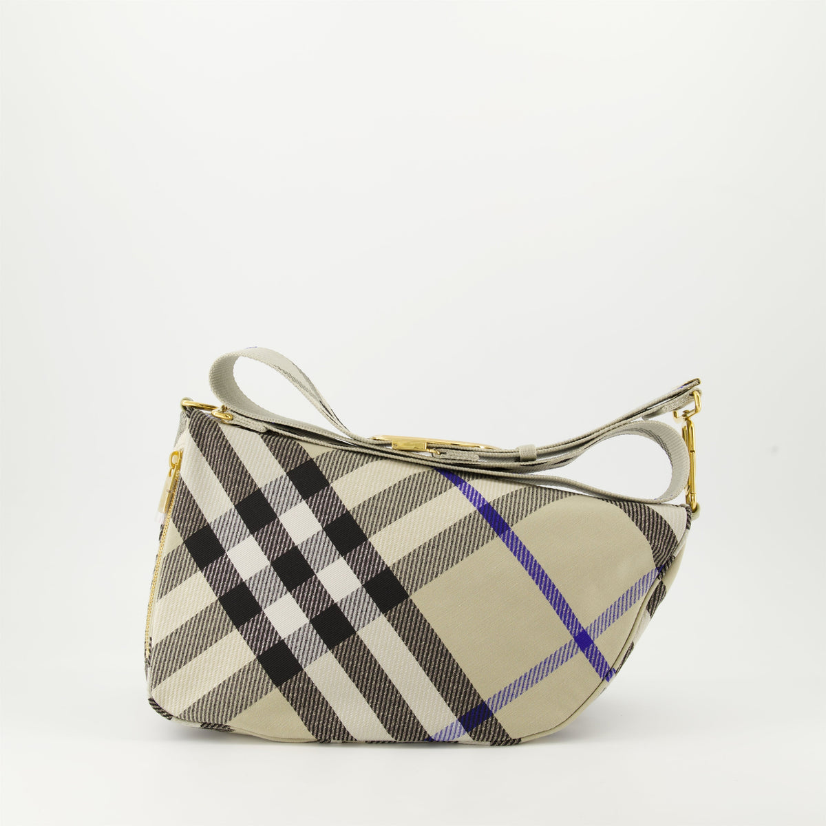 Checkered Shield Bag