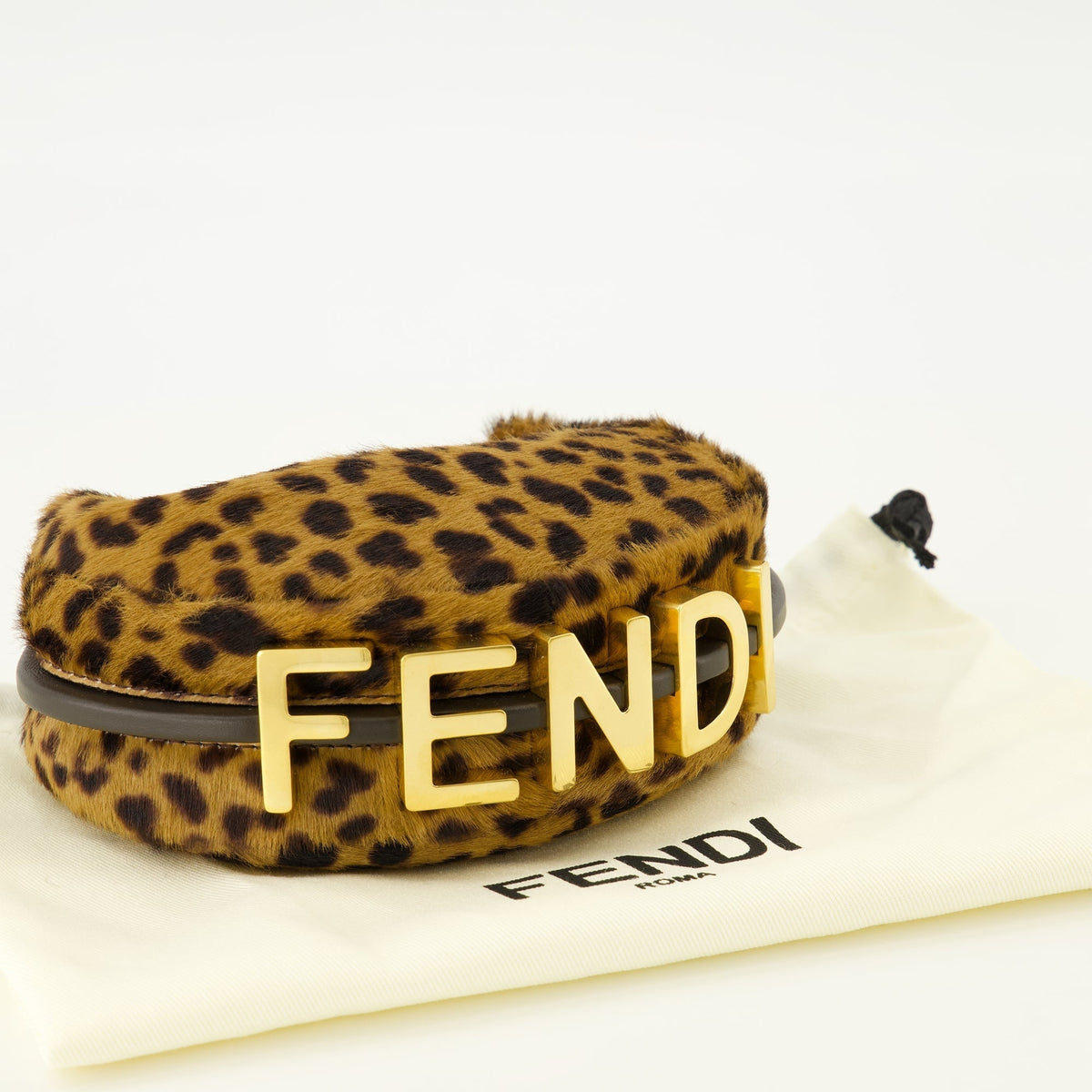 Fendigraphy Nano Leopard Bag
