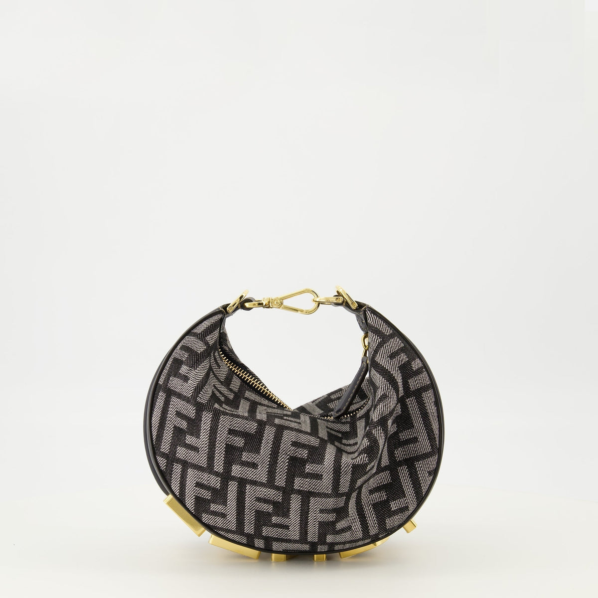 Fendigraphy mini bag in FF denim