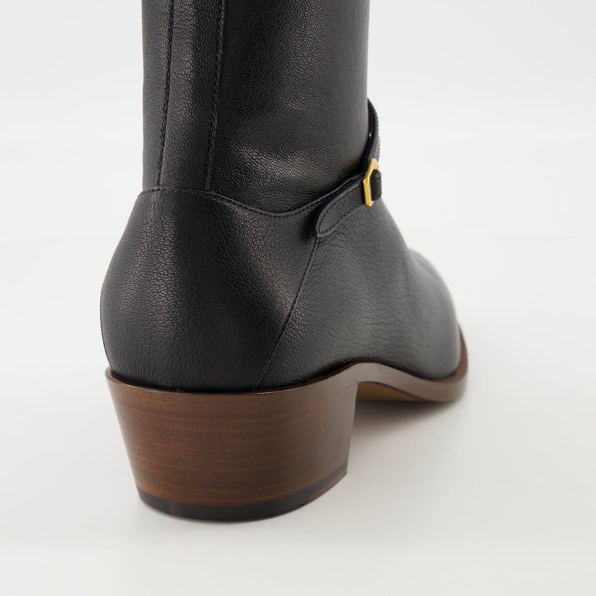 Pat Leather Ankle Boots