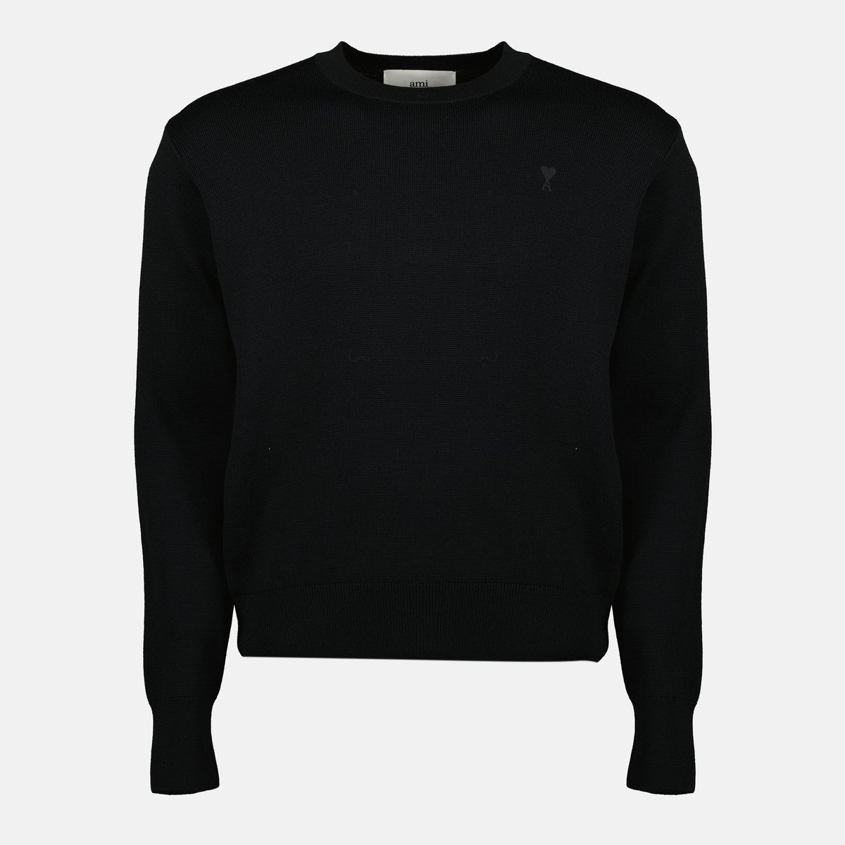 AMI Black Heart Sweater