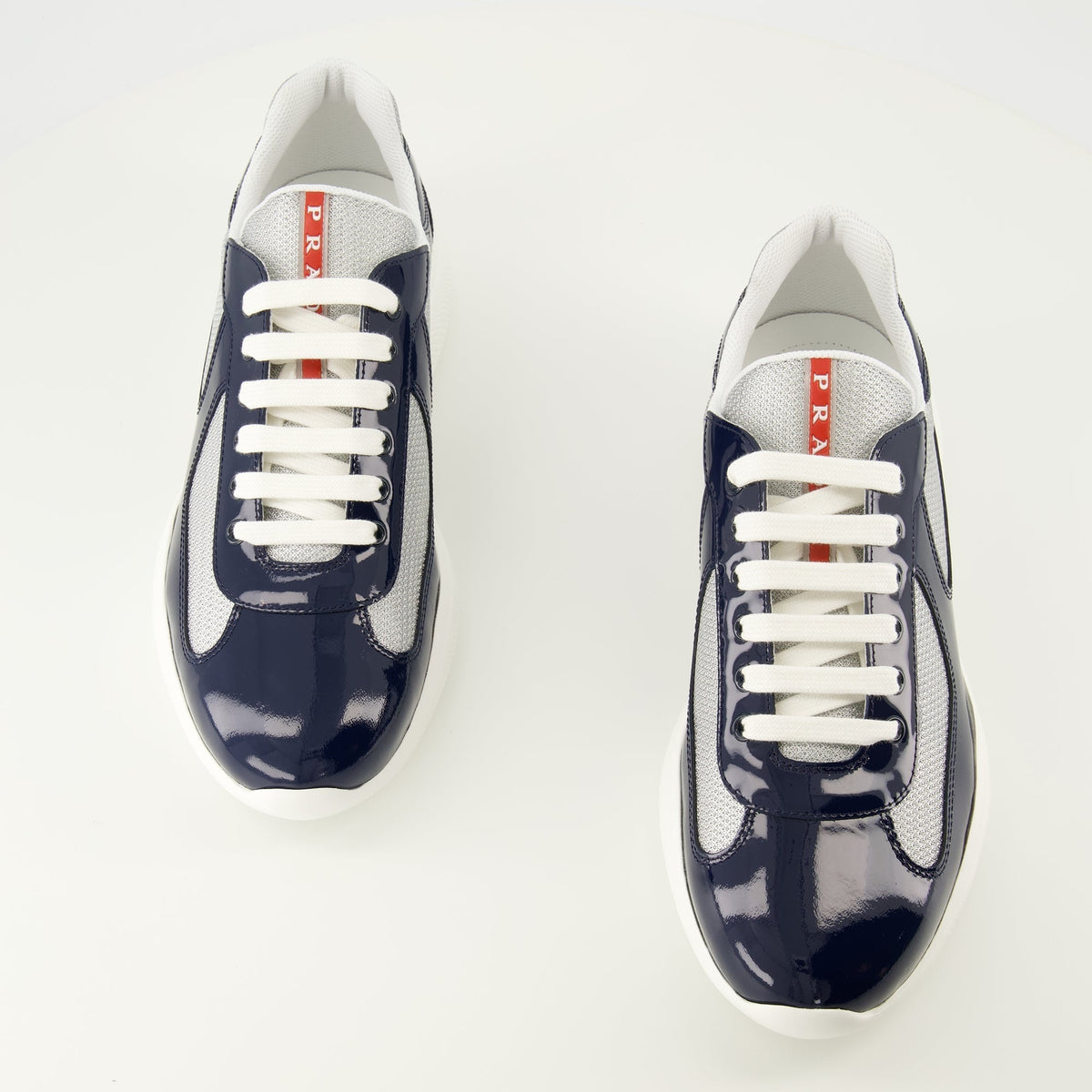 Prada America's Cup Blue Navy Sneakers