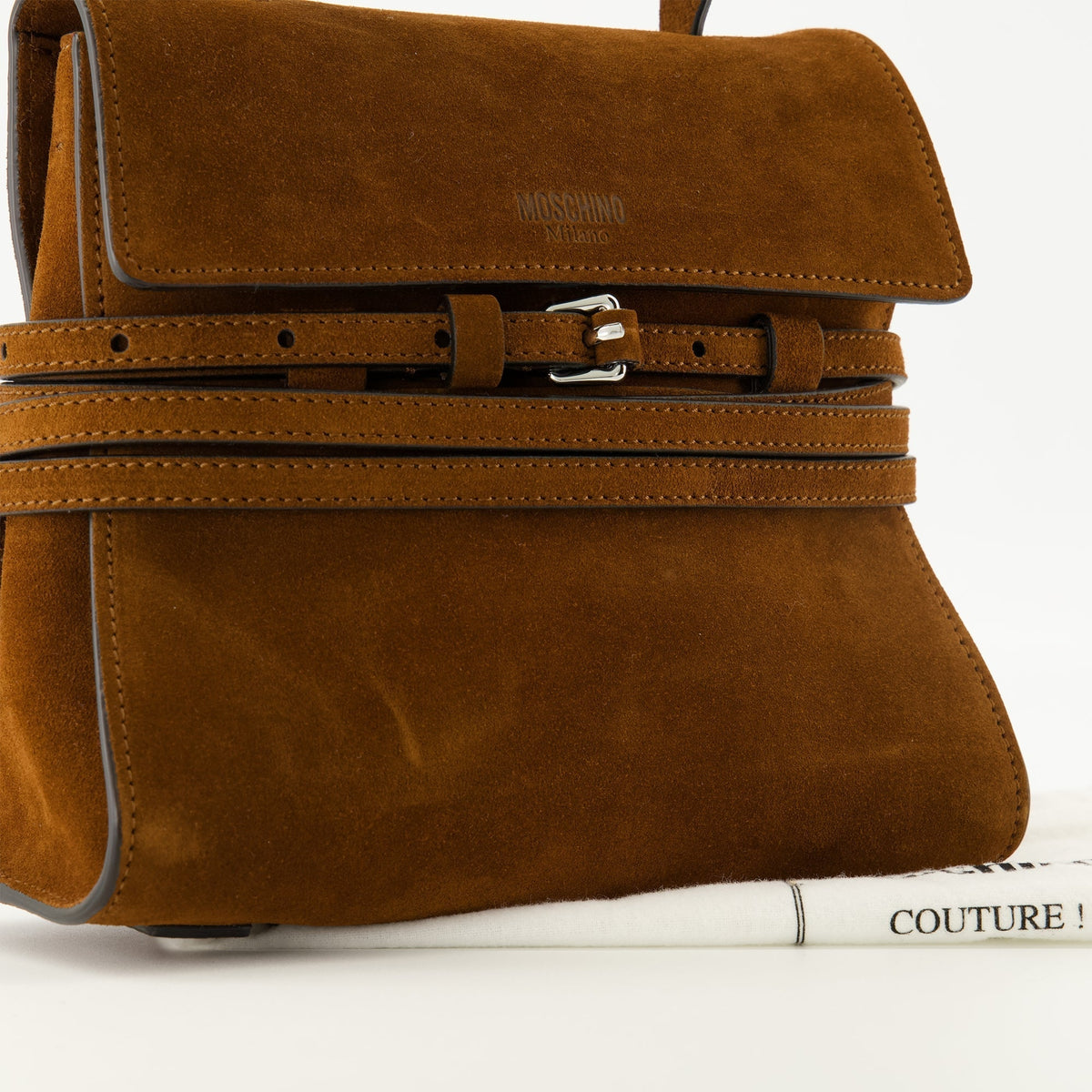 Tie Me Suede Bag