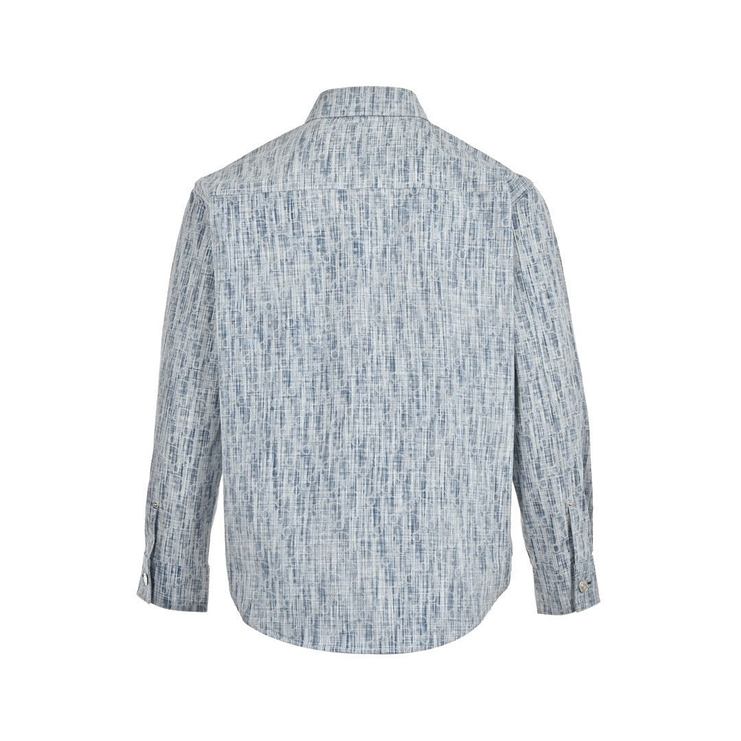 Jacquard Oblique Workwear Shirt