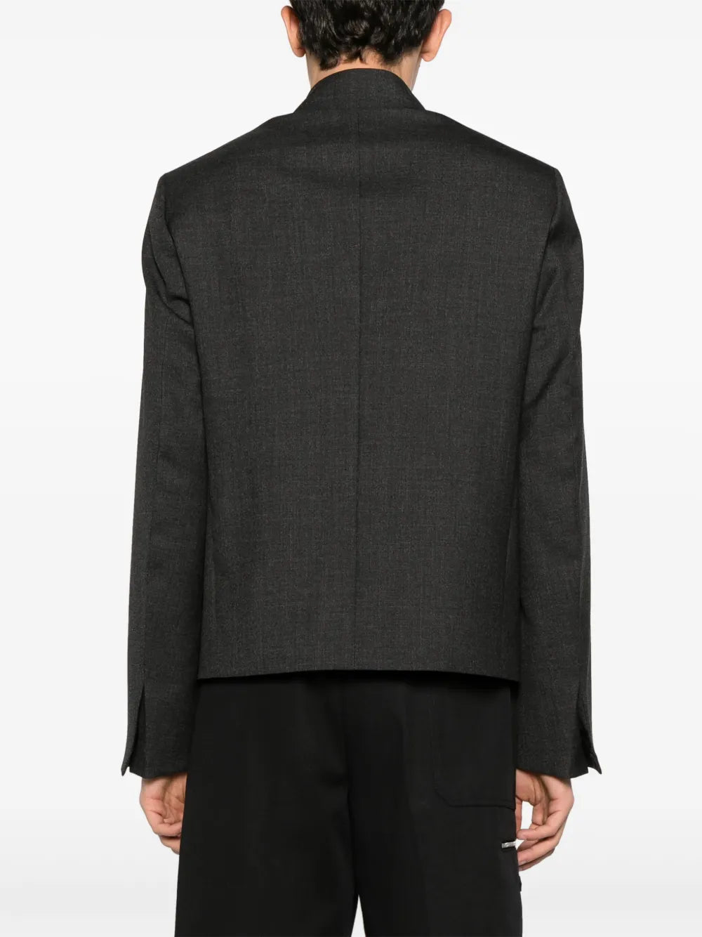 Zip-Up Wool Jacket