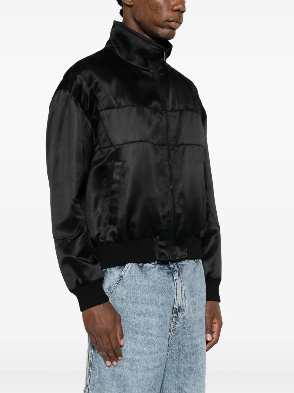 Satin Teddy Bomber