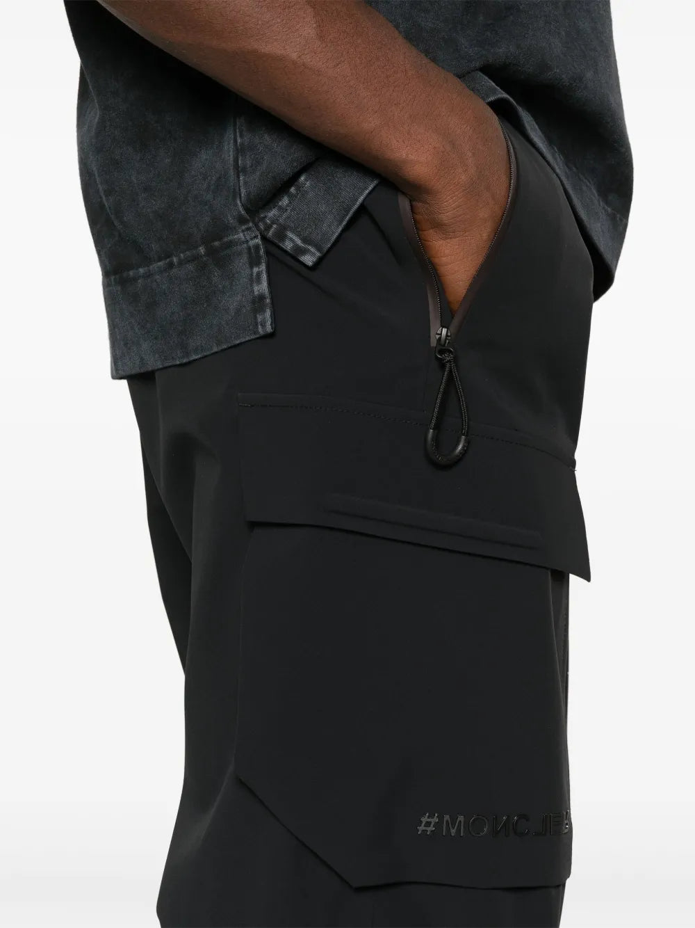 Black cargo pants