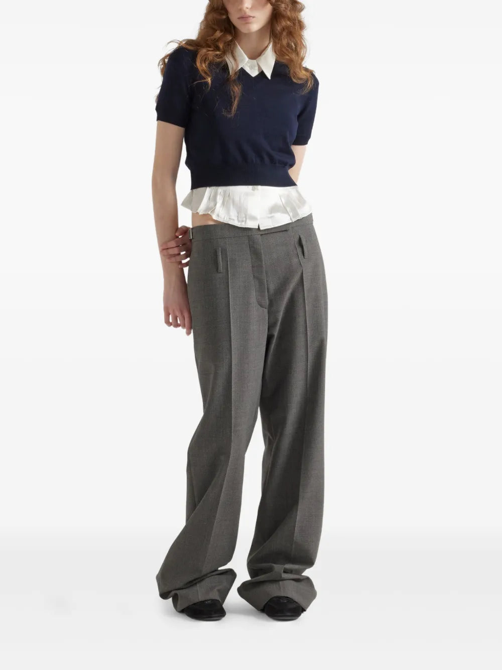 Gray Wool Pants
