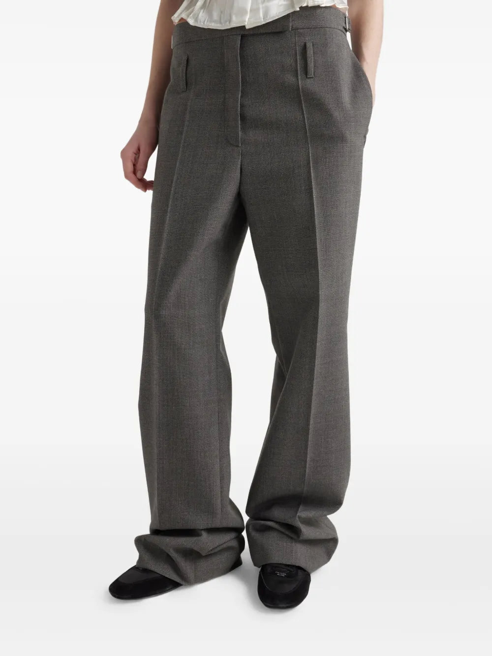 Gray Wool Pants