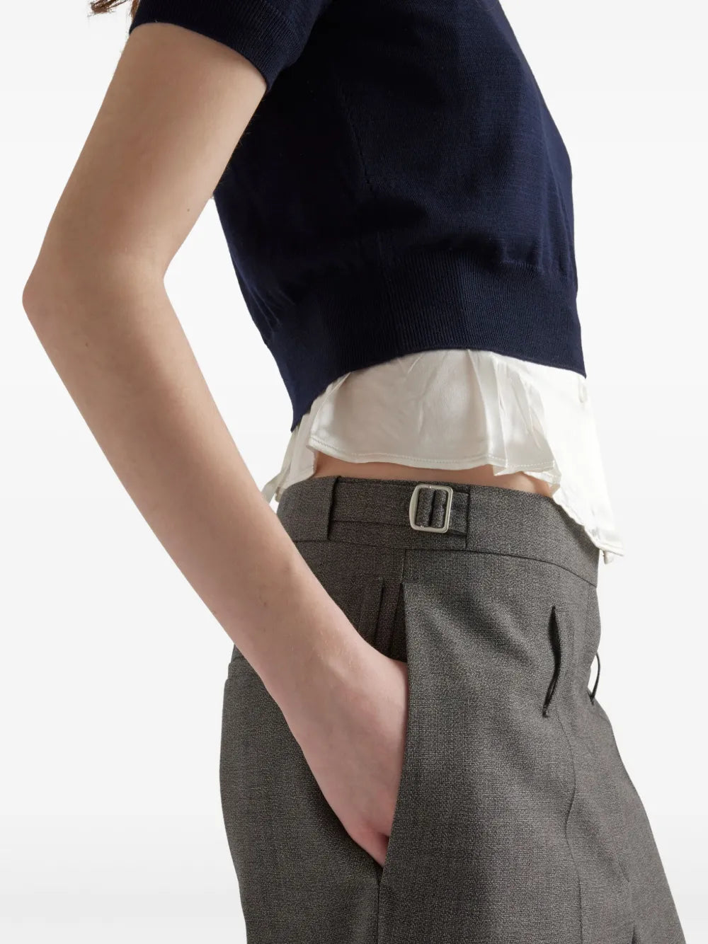Gray Wool Pants