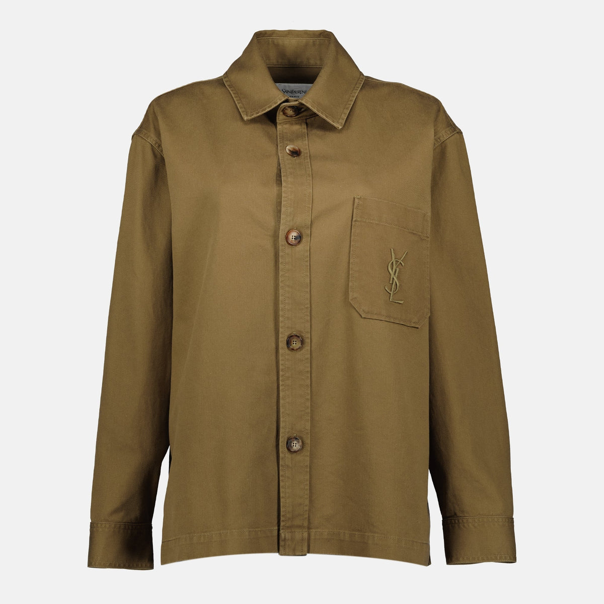 Khaki Gabardine Shirt