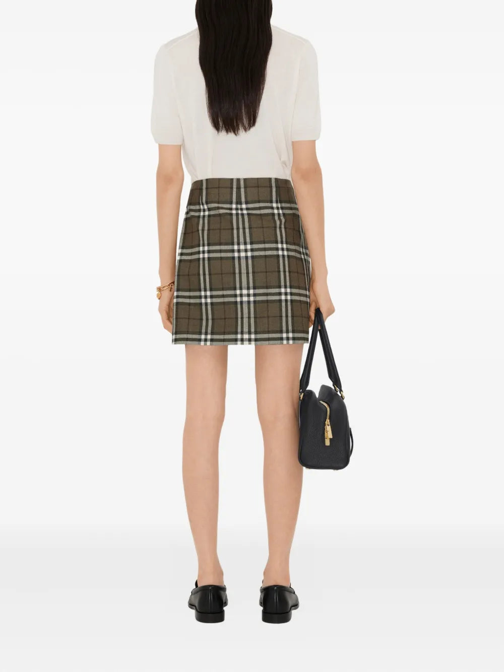 Check Mini Skirt