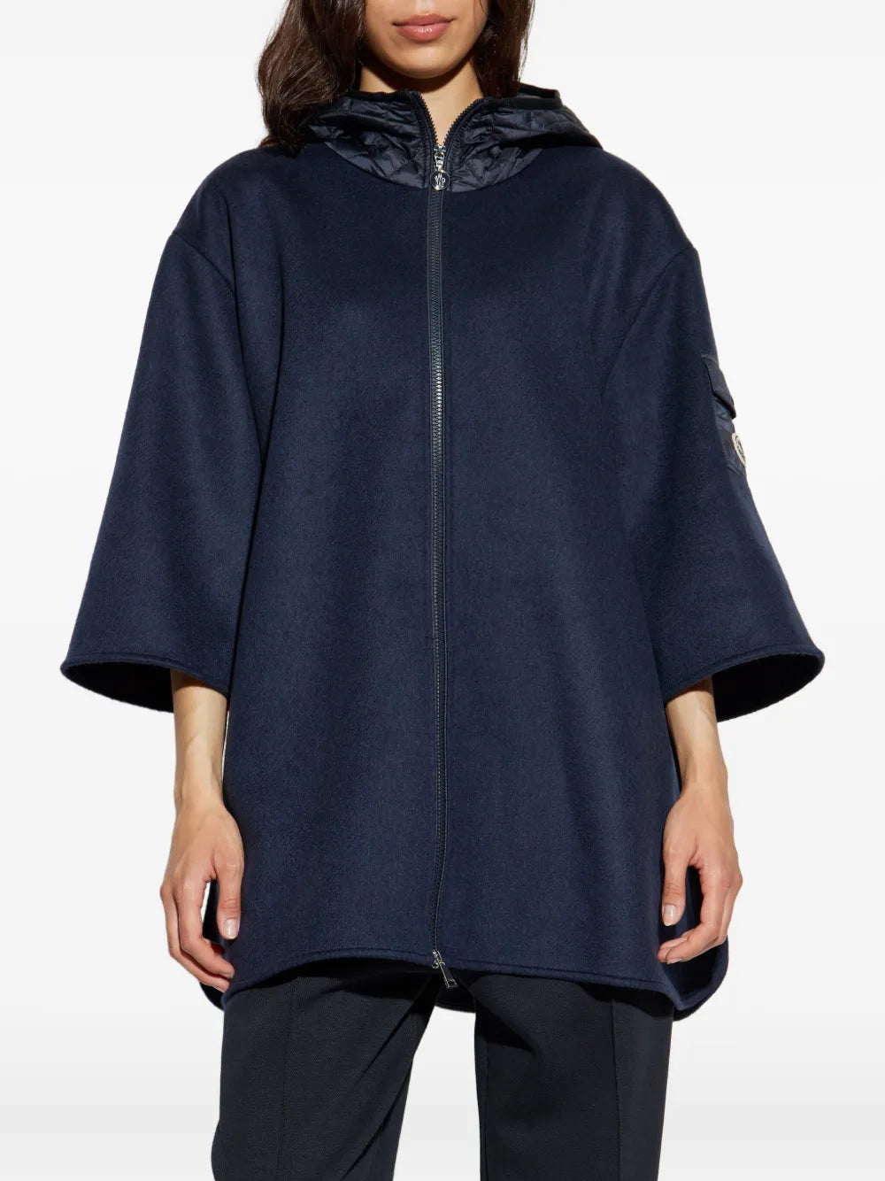Wool Zip Cape