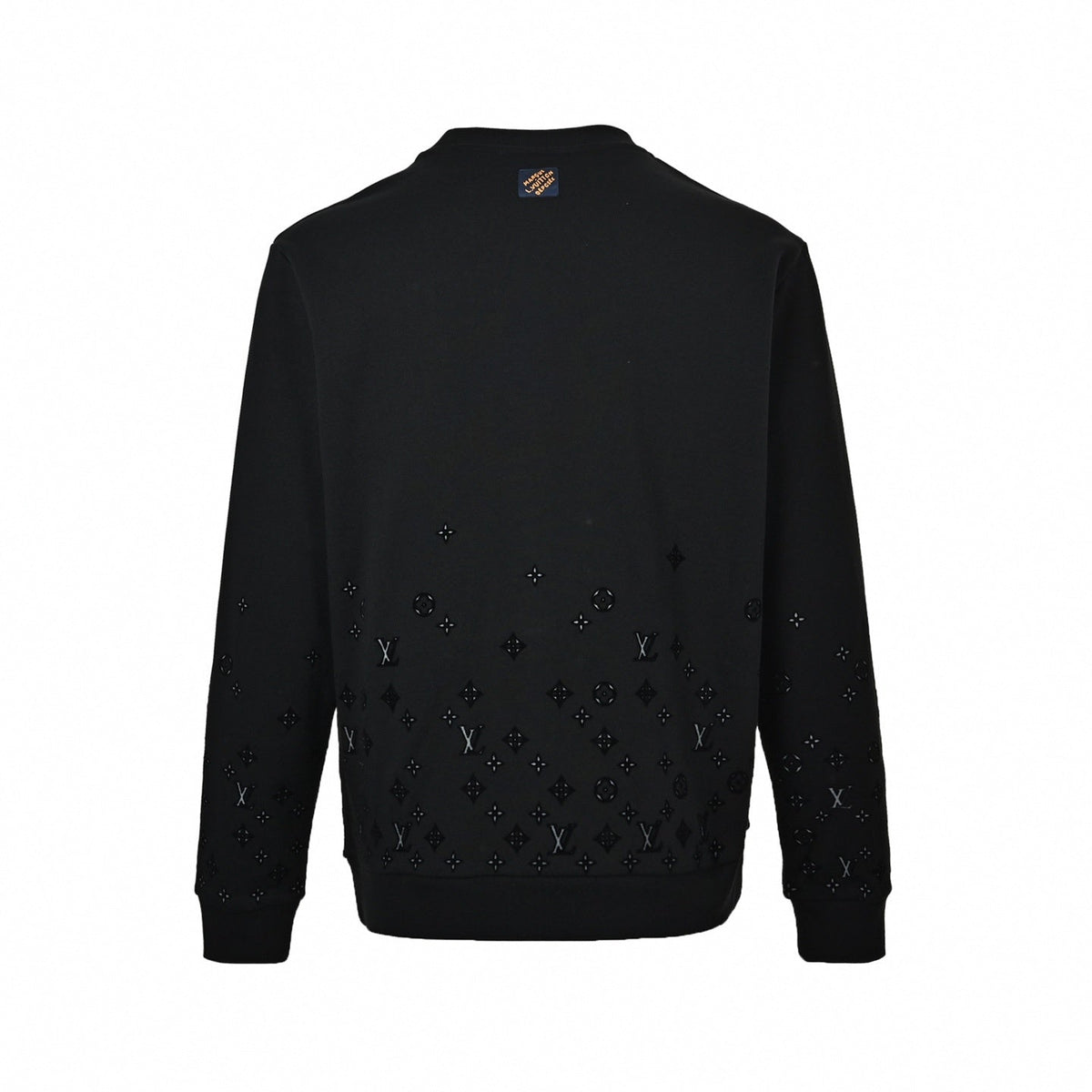 3D Embroidered Falling Monogram Pullover