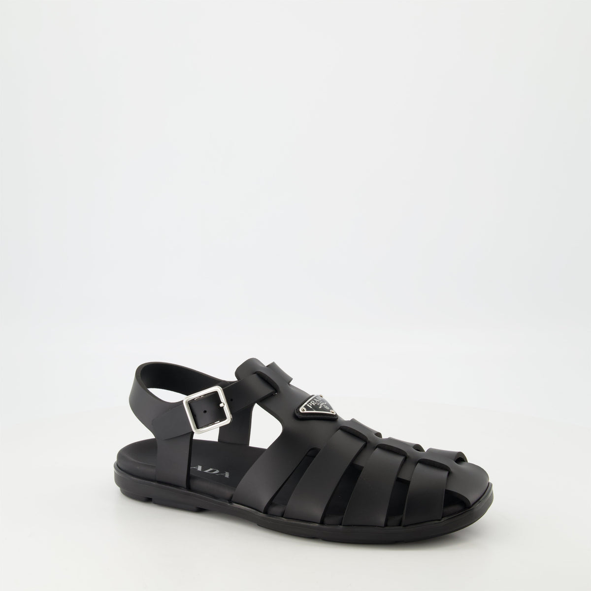 Black Rubber Sandals