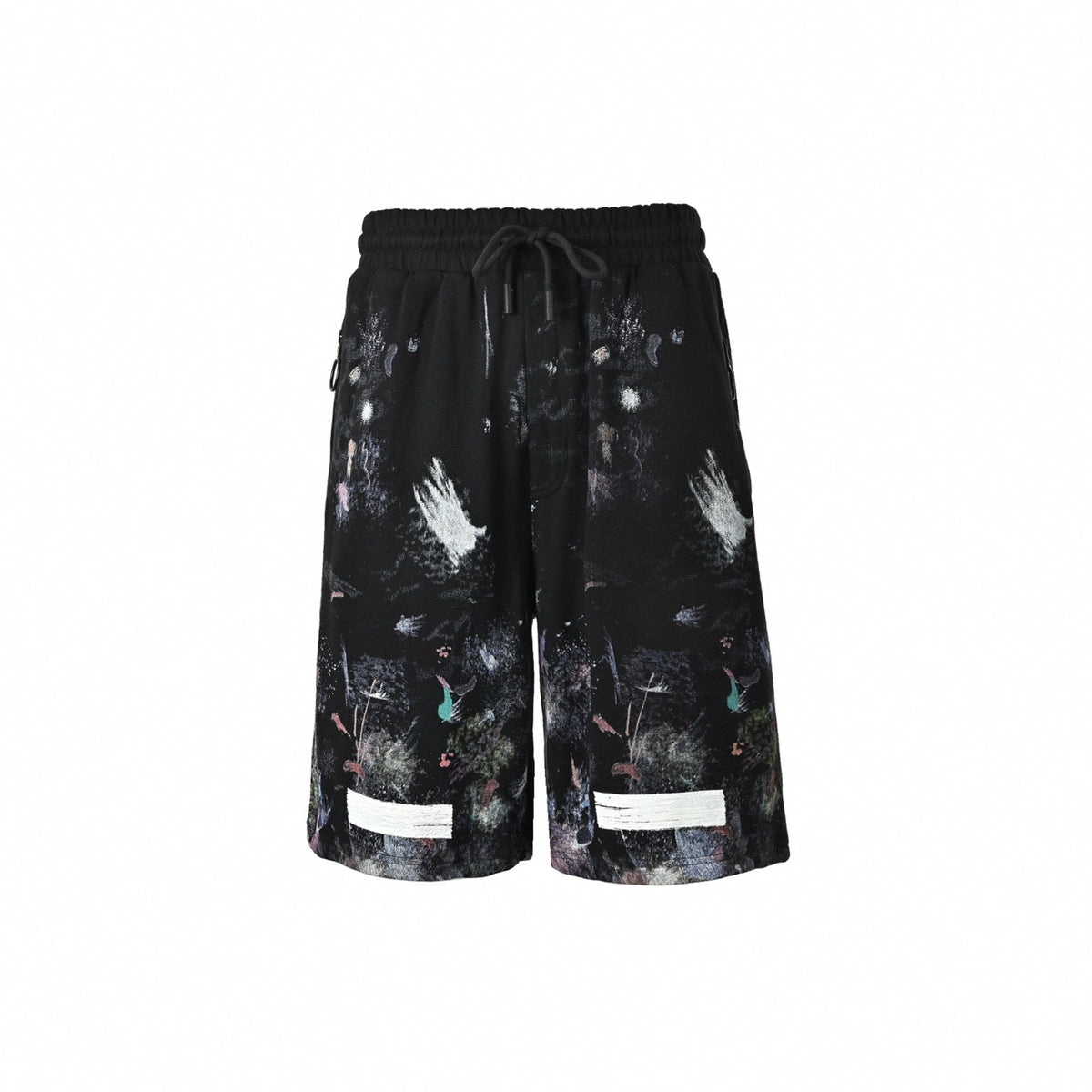 "Seeing Things" Galaxy Sweat Shorts | Black