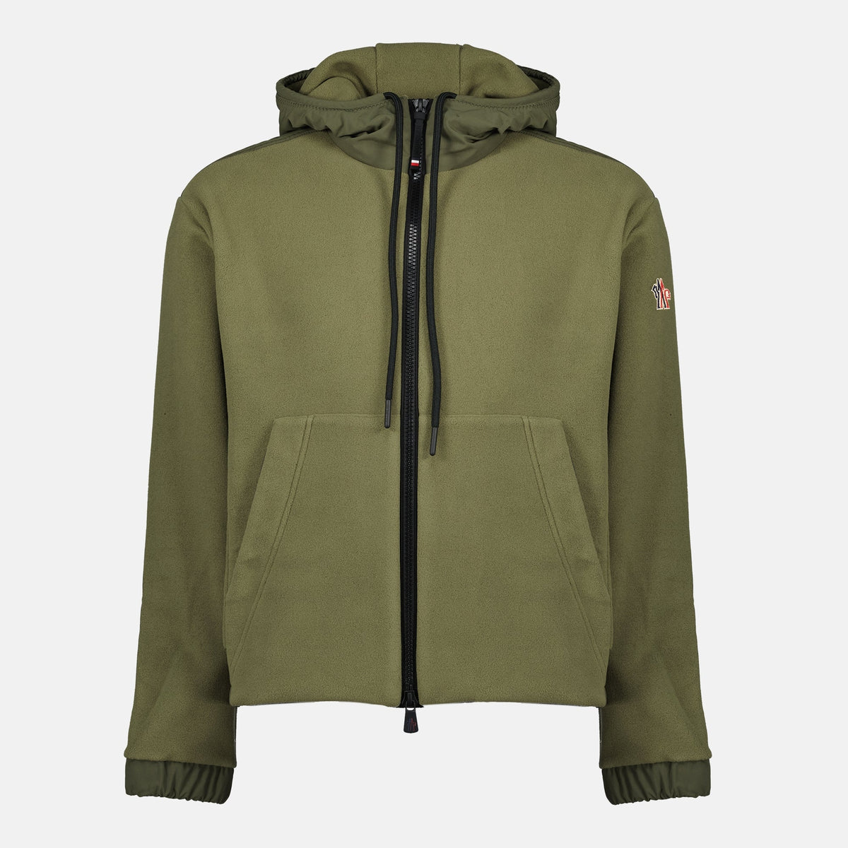 Khaki Polartec® Zip Cardigan