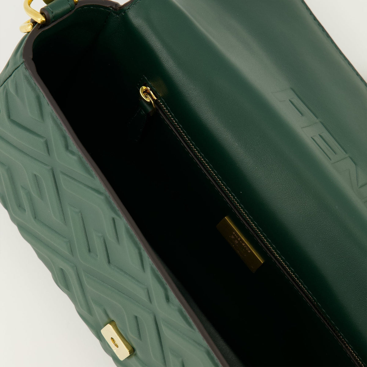 Dark Green Baguette Bag