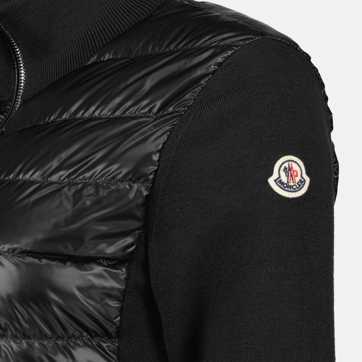 Two-tone quilted jacket