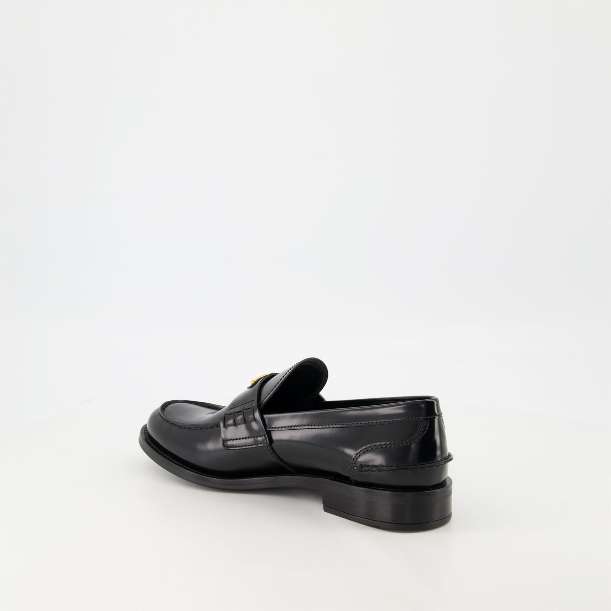 Black Leather Loafers