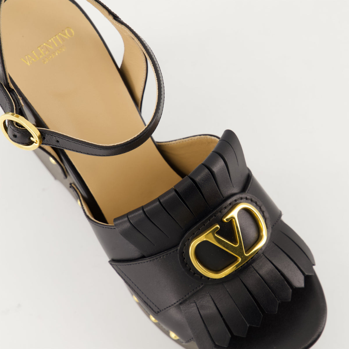 VLogo Wedge Sandals