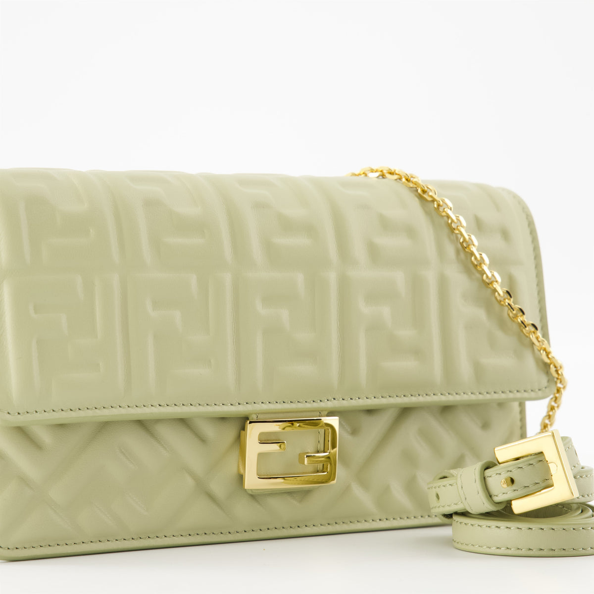Baguette Wallet with Chain