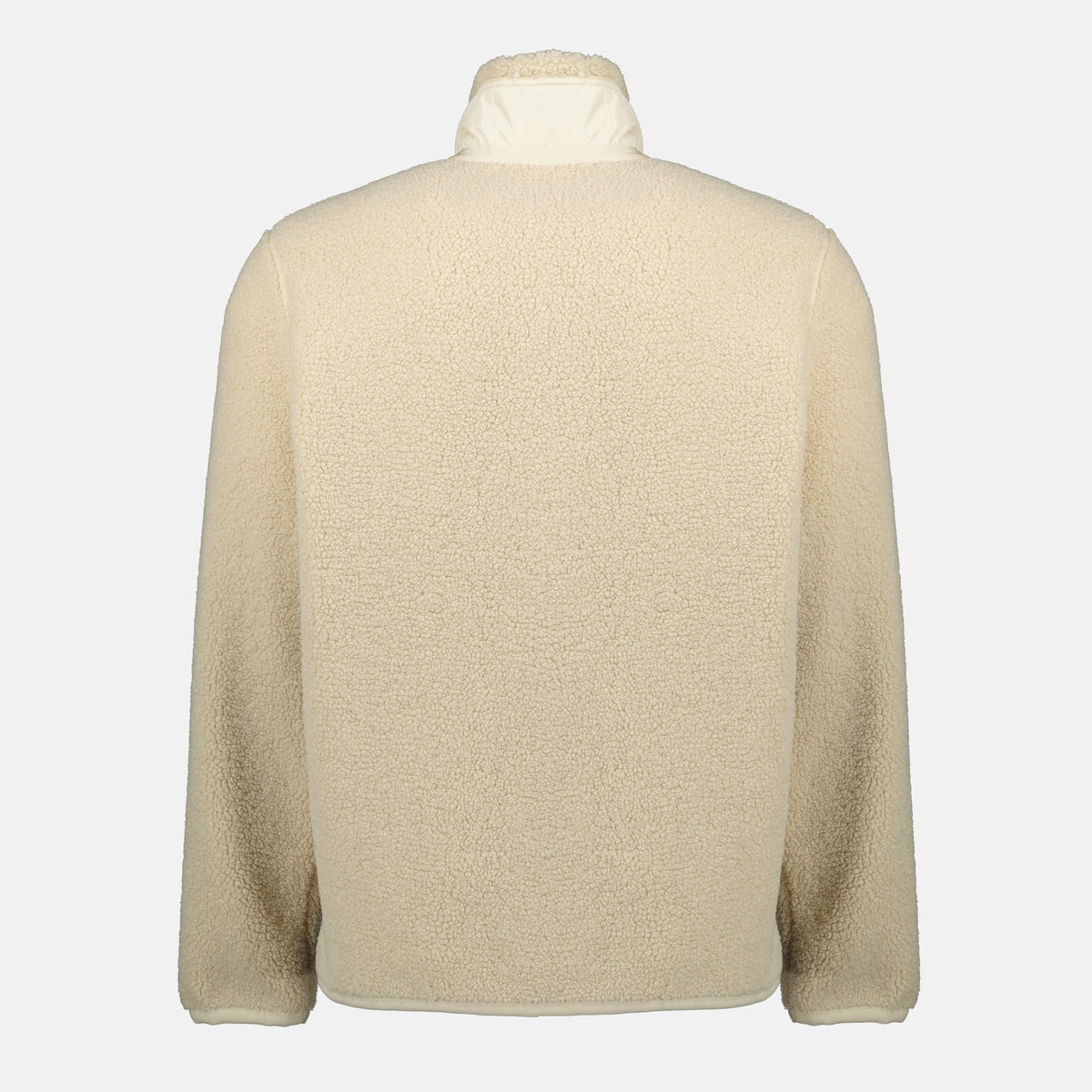 Beige Teddy Zip-Up Jacket