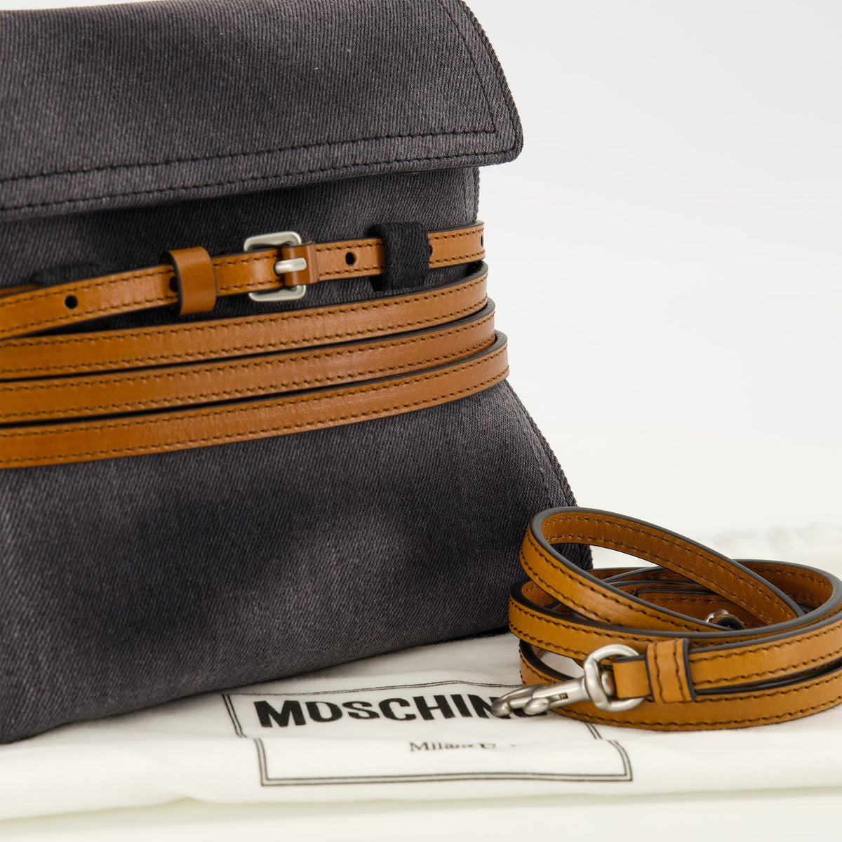 Tie Me Denim Bag