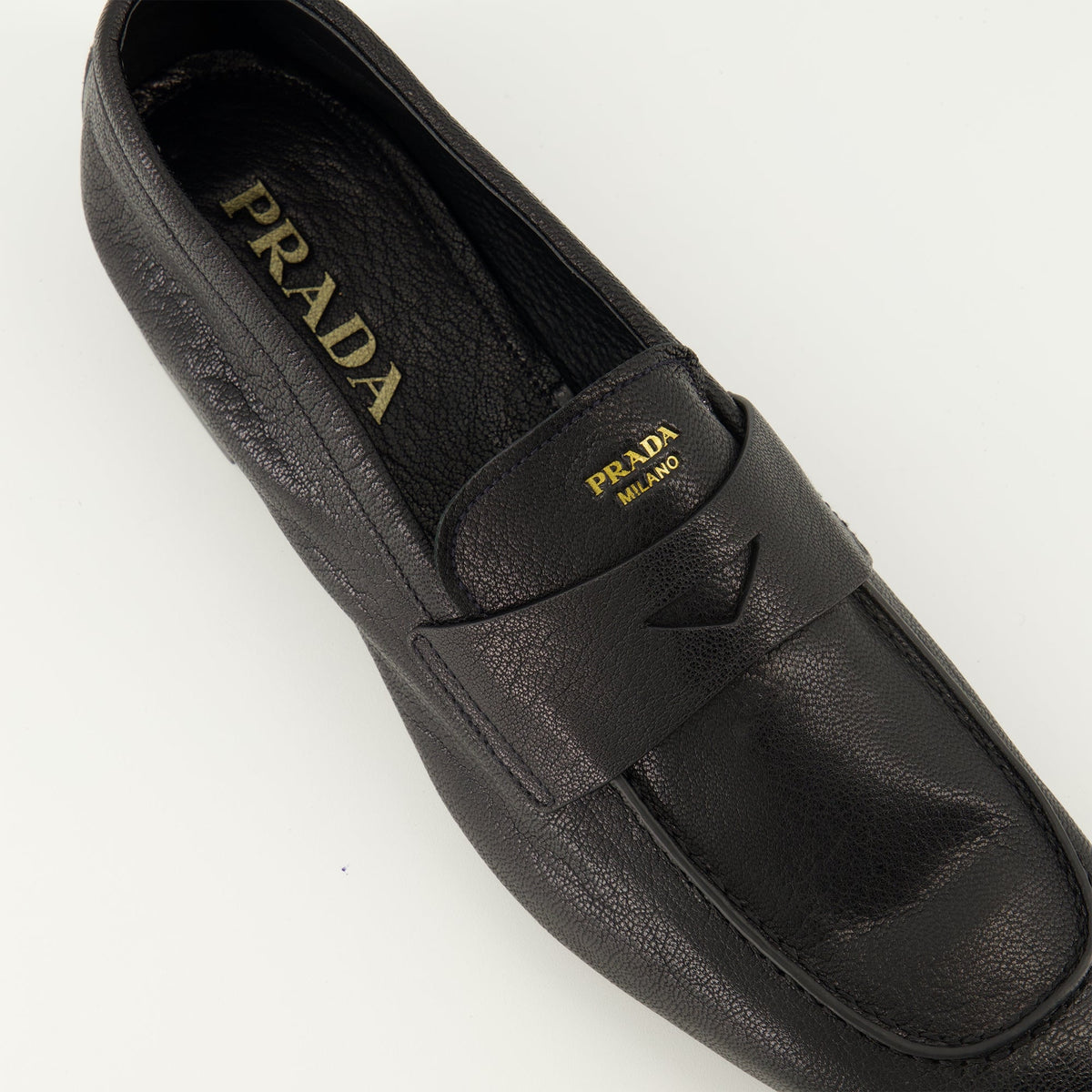 Black Leather Loafers