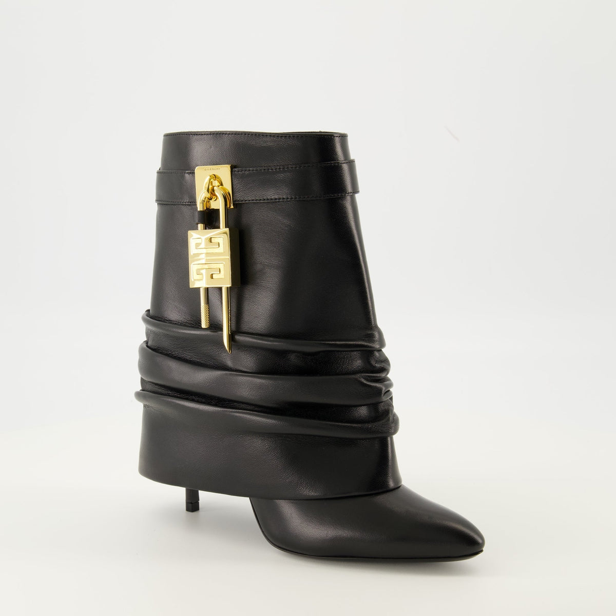 Shark Lock Ankle Boots