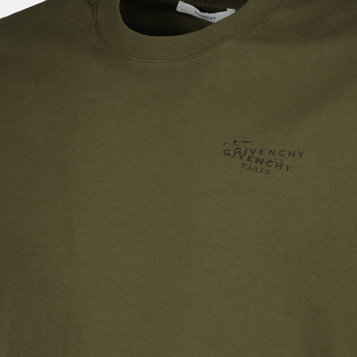 Givenchy Stamp Khaki T-Shirt