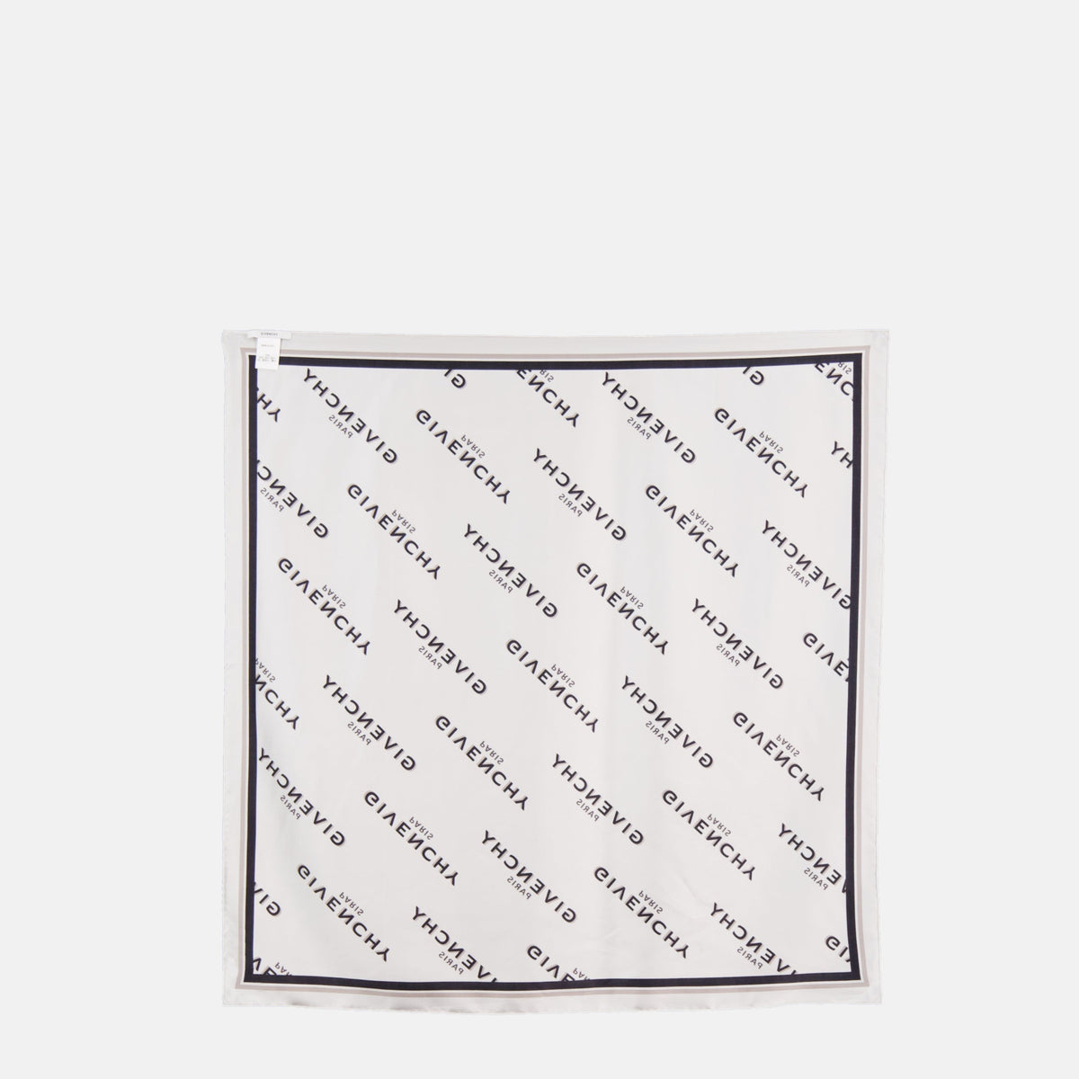 White Shadow Silk Scarf