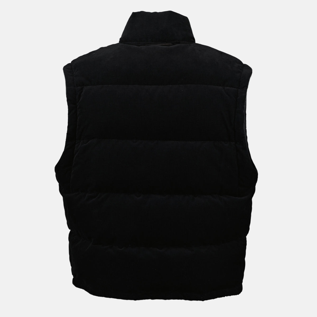 Black Corduroy Puffer Jacket