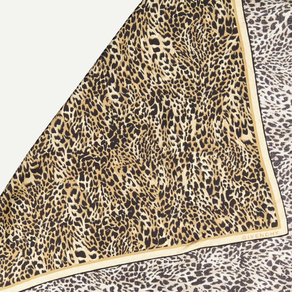 Leopard Silk Scarf