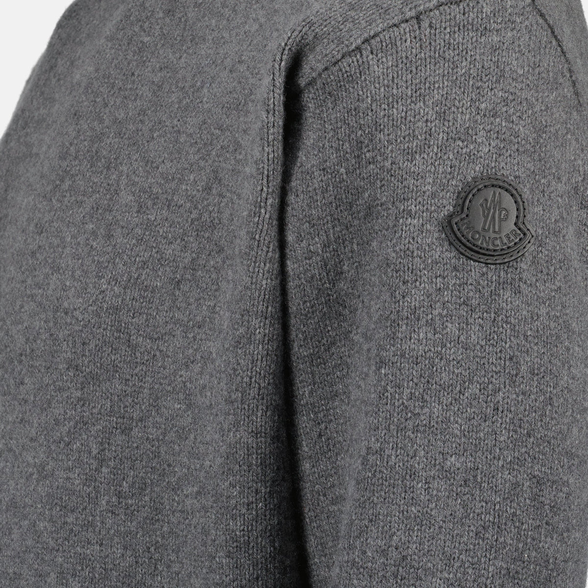 Gray Wool and Cashmere Sweater