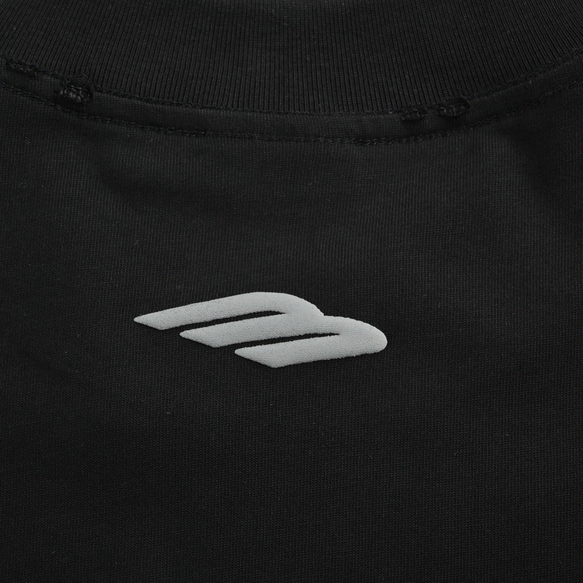Distressed Collar Logo T-Shirt