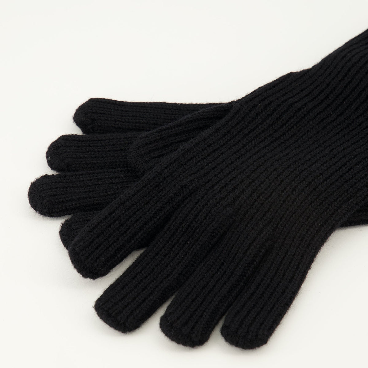 Black Wool Gloves